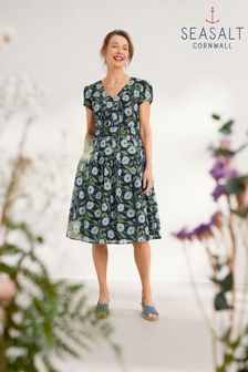 Seasalt Cornwall Blue Villa Garden Tea Dress (558713) | 56 €