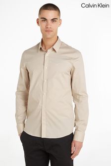 Calvin Klein Natural Poplin Stretch Slim Fit Shirt (558734) | 114 €