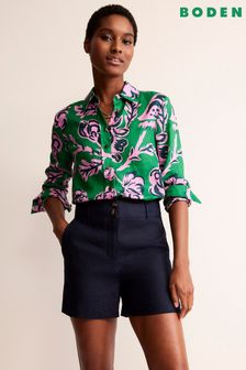 Boden Green Sienna Linen Shirt (558856) | OMR36