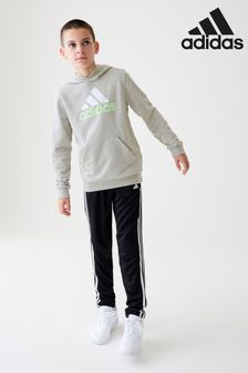 رمادي فاتح - Adidas Sportswear Essentials Two Colored Big Logo Cotton Hoodie (559864) | 16 ر.ع