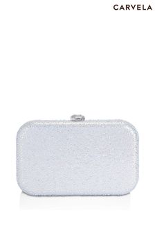 Carvela Silver Chrome Symmetry Clutch Bag (559879) | ₪ 448