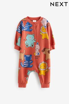 Red Character Cosy Sweat Jersey Baby Romper (560230) | €13 - €14