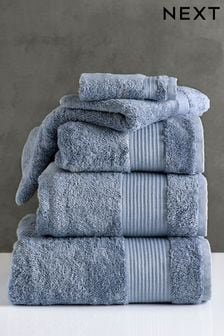 Slate Blue Egyptian Cotton Towel (560268) | kr62 - kr320