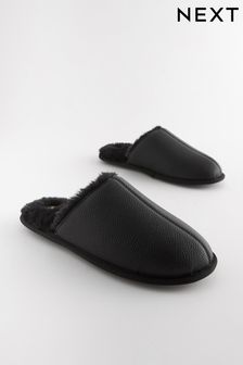 أسود - حذاء خف للبيت مبطن فرو صناعي (560550) | 103 ر.س