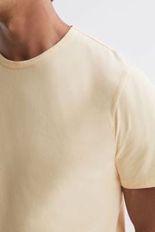 Reiss Lemon Melrose Garment Dye Crew Neck T-Shirt (560688) | €60