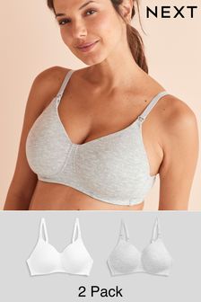 Nursing Non Wire Padded Bras 2 Pack (560798) | AED120