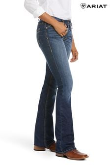 Niebieskie elastyczne jeansy Ariat R.E.A.L. Perfect Rise Rosa z rozszerzanymi nogawkami (560913) | 535 zł