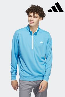 Leuchtend blau - Adidas Golf Lightweight Half Zip Top (561409) | 61 €