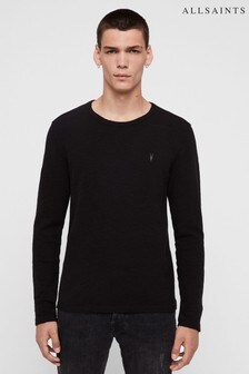 AllSaints Clash Texturiertes Sweatshirt, schwarz (561531) | 23 €