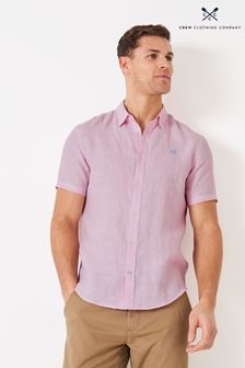 Crew Clothing Company Mid Light Pink Linen Classic Shirt (562367) | €37
