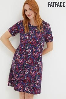 FatFace Purple Simone Abstract Jersey Dress (563350) | €30