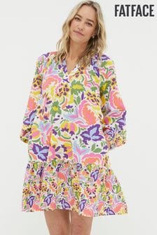 FatFace Yellow Amy Art Floral Tunic Dress (563731) | OMR31