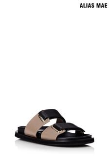 Alias Mae Open Toe Cushioned Strap Black Sandals (563988) | €113