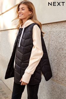 Chevron Quilted Gilet