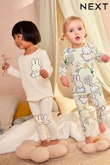 Green/Cream Miffy License Pyjamas 2 Pack (9mths-8yrs) (564511) | HK$236 - HK$288