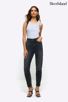 River Island моделируют джинсы в винтажном стиле с завышенной талией (564526) | €28