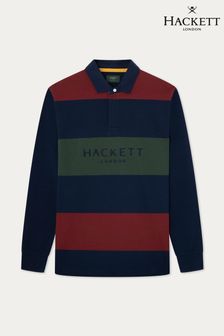 Синяя мужская рубашка в стиле регби Hackett London (564711) | €97