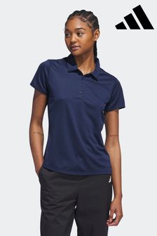 adidas Golf Womens Solid Short Sleeve Polo Shirt