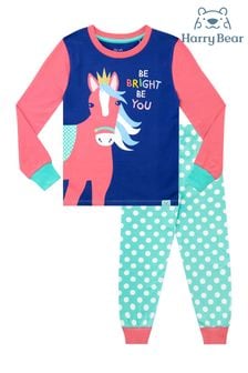 Harry Bear Blue Slogan Pyjamas (565274) | ₪ 65