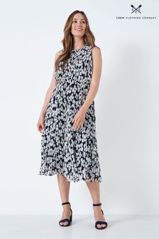 Crew Clothing Company Gerade geschnittenes Kleid mit Blumenmuster, Blau (565802) | 118 €
