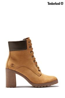 Timberland® Tan Allington 6 Inch Block Heel Boots (565818) | ₪ 559