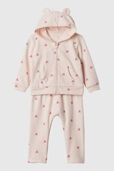 Roz - Gap Brannan Bear Two Piece Outfit Set (nou-născuți-24luni) (566070) | 179 LEI