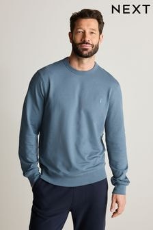 Blue Lightweight Crew Neck Sweatshirt (566108) | $31