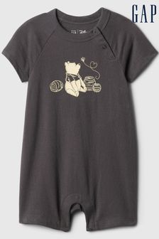 Black - Gap Disney Winnie The Pooh Graphic Baby Rompersuit (newborn-24mths) (566159) | kr270