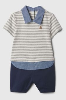 Gap Grey Brannan Bear 3-in-1 Outfit (Newborn-24mths) (566292) | €29