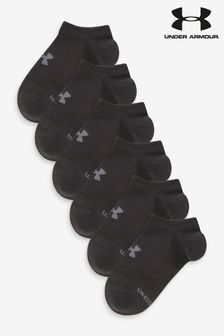 Under Armour Essential No Show Black Socks 6 Pack (566548) | €28