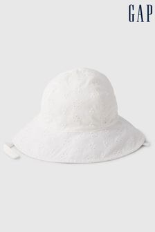 Gap White Baby Eyelet Sun Hat (566571) | €19