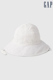 Gap White Baby Eyelet Sun Hat (566571) | €16