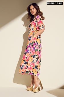 Myleene Klass Pink Floral Printed Tea Dress (566632) | NT$2,330