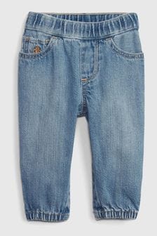 Gap Blue Pull On Bubble Jeans (Newborn-24mths) (566806) | €21