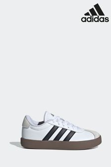 أبيض/أسود - حذاء رياضي للأطفال Vl Court 3.0 من Adidas (567146) | د.ك 15