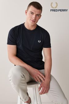 Темно-синий - Футболка Fred Perry (567451) | €66