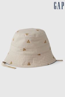 Gap Beige Baby Brannan Bear Print Bucket Hat (567611) | 75 zł