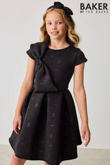 Girls black dress next discount