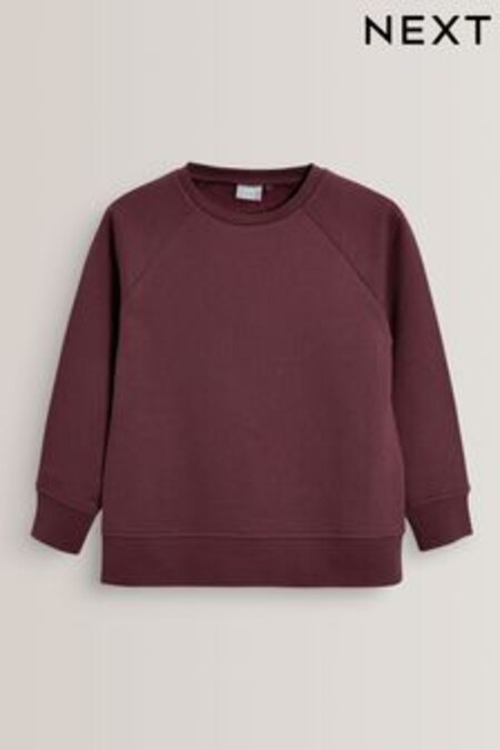 Berry Red 1 Pack Crew Neck School Sweater (3-17yrs) (568267) | 11 € - 19 €