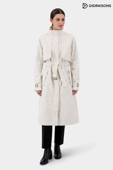 Белое пальто Didriksons Lova Wns (568383) | €181