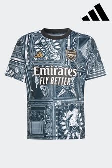 adidas Black/White Arsenal Ian Wright Pre Match T-Shirt (568613) | Kč1,585