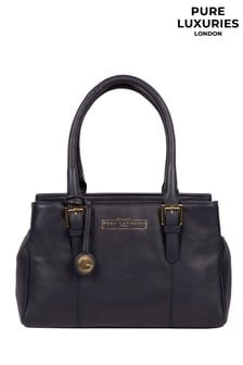 أزرق داكن - حقيبة يد جلد Astley من Pure Luxuries London  (568976) | 292 ر.ق