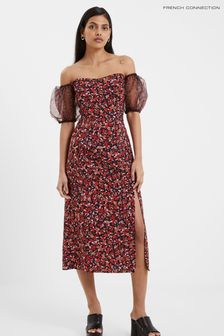 French Connection Clara Aflavia Puff Sleeve Dress