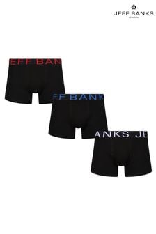 Jeff Banks Black Classic 3 Pack Trunks (569311) | 25 €
