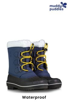 Albastru - Ghete și cizme de zăpadă Muddy Puddles Snowdrift (569529) | 292 LEI
