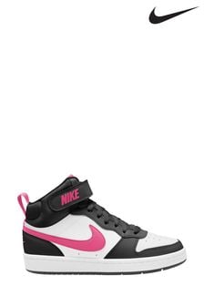 Biały/czarny/różowy - Buty sportowe Nike Youth Court Borough Mid (569687) | 345 zł