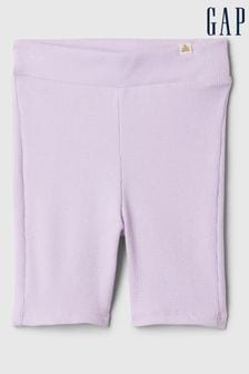 Gap Purple Ribbed Knit Cycling Shorts (Newborn-5yrs) (569813) | €7