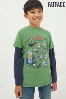 FatFace Green Bird Spotting Jersey T-Shirt (570671) | $24