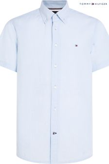 Tommy Hilfiger Big And Tall Blue Linen Shirt (570722) | €54