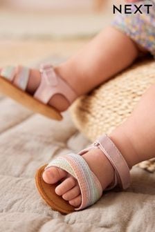 Pastel Cross Strap Baby Sandals (0-24mths) (570738) | kr137